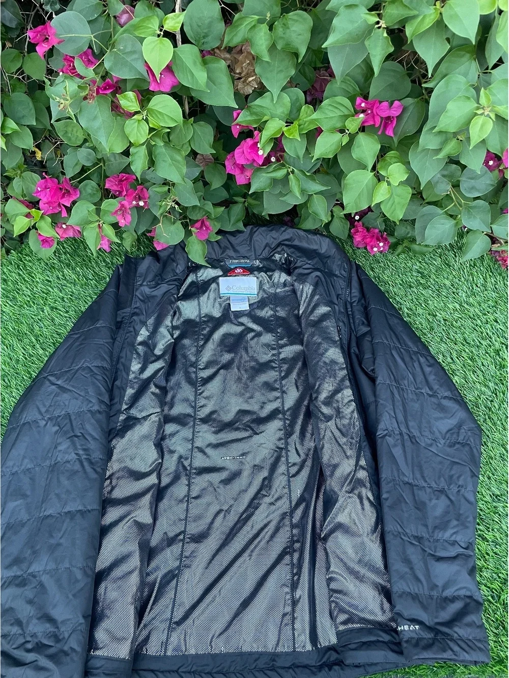 Columbia Omni-Heat Black Insulated Jacket Size S